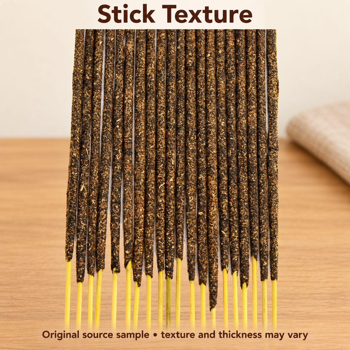 Flute Suerte Rapida — original coated stick texture sample