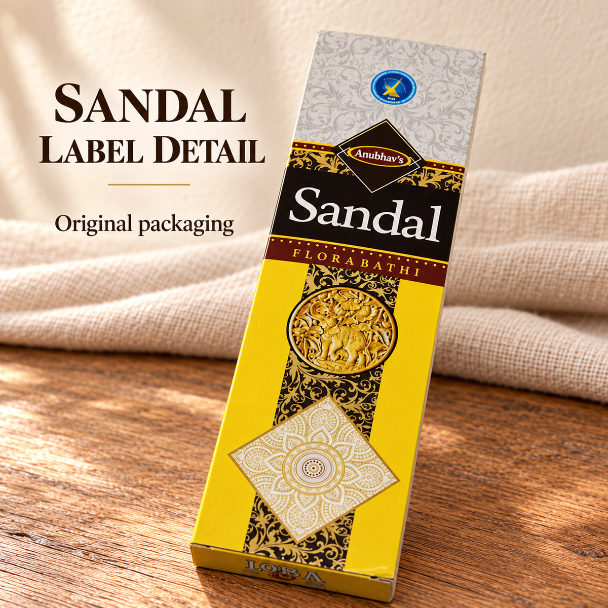Sandalwood incense — detail-front