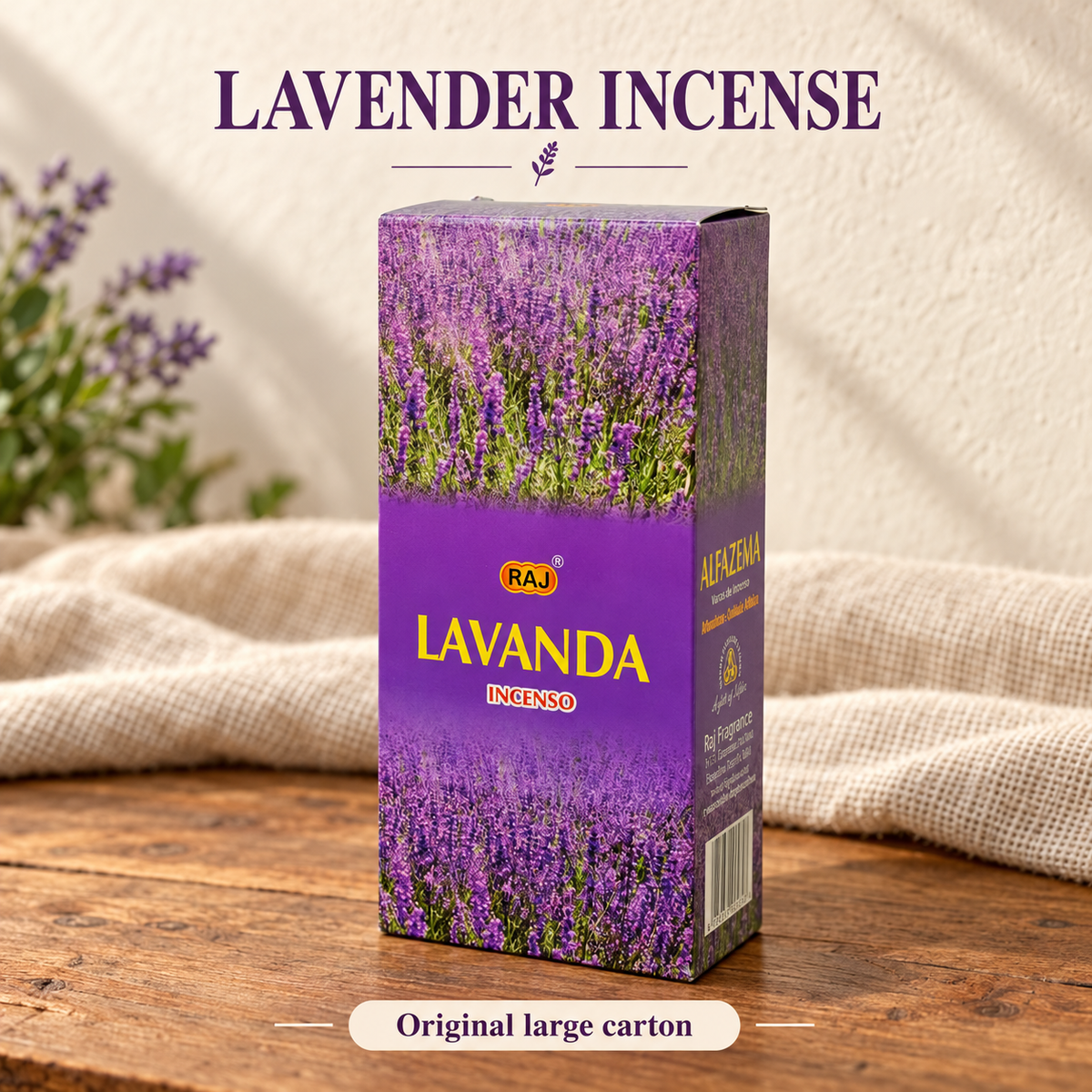 LAVENDER INCENSE — carton