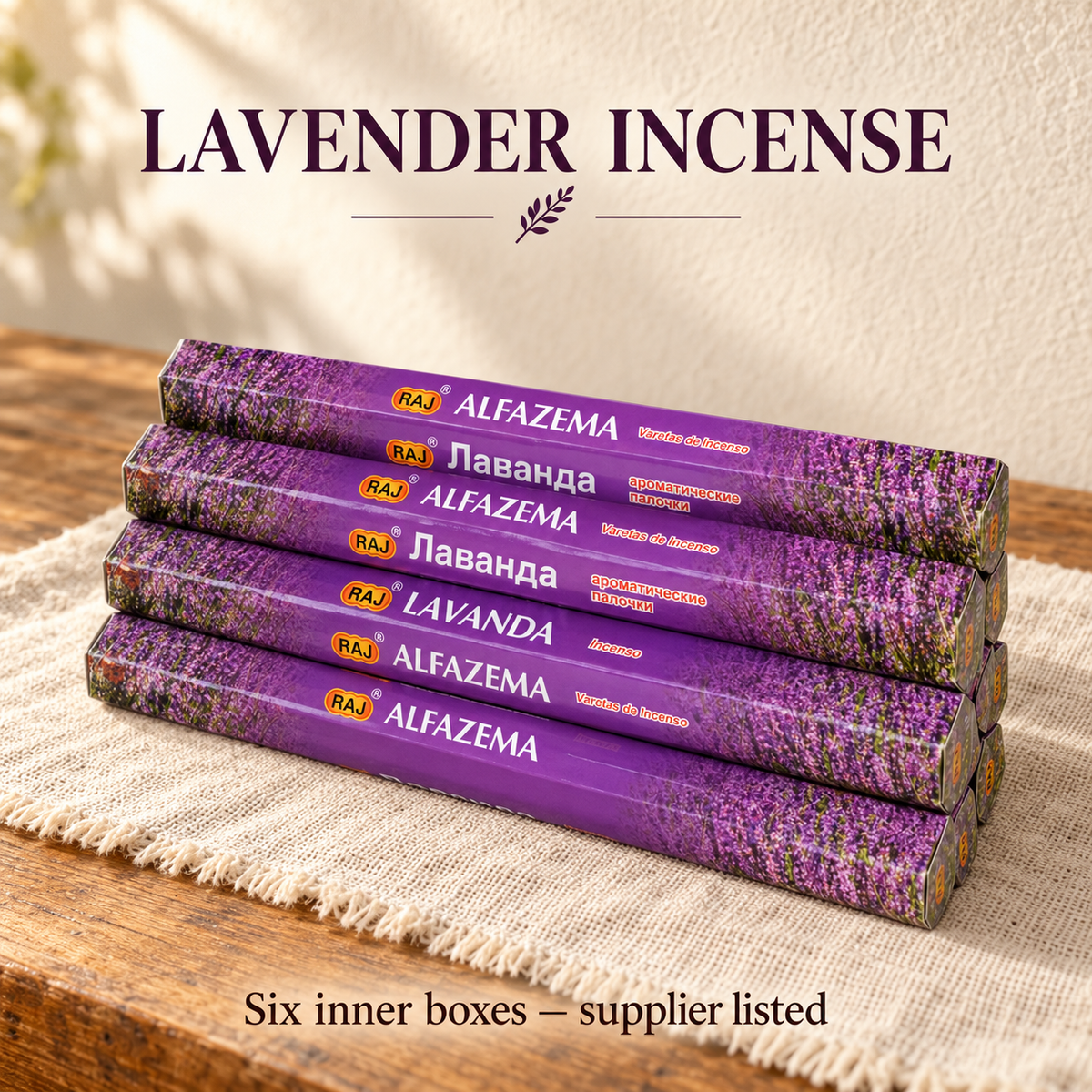 LAVENDER INCENSE — small-boxes
