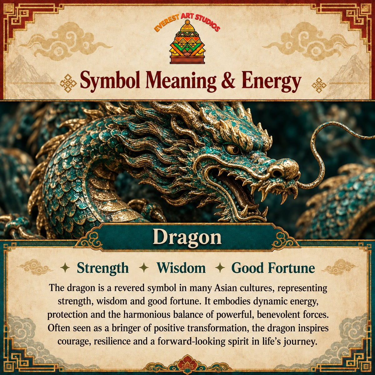 EverestArtstudios dragon meaning and symbolism