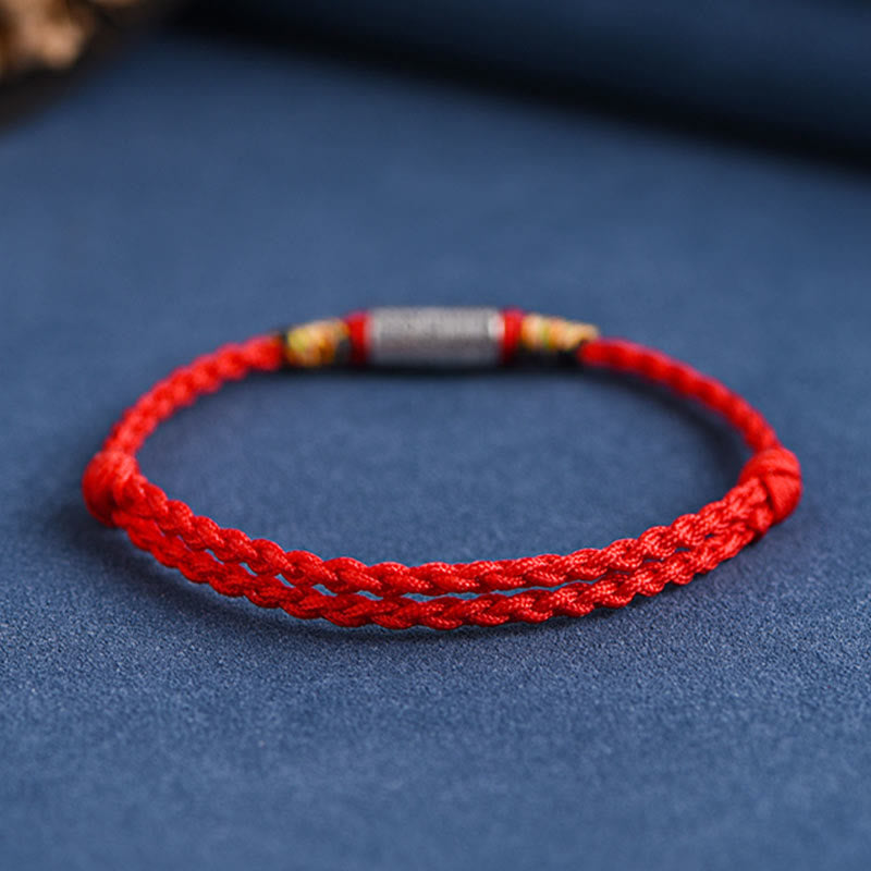 EverestArtStudios Artisanal 925 Sterling Silver Everything Goes Well Motif Safeguard Power Bracelet Anklet
