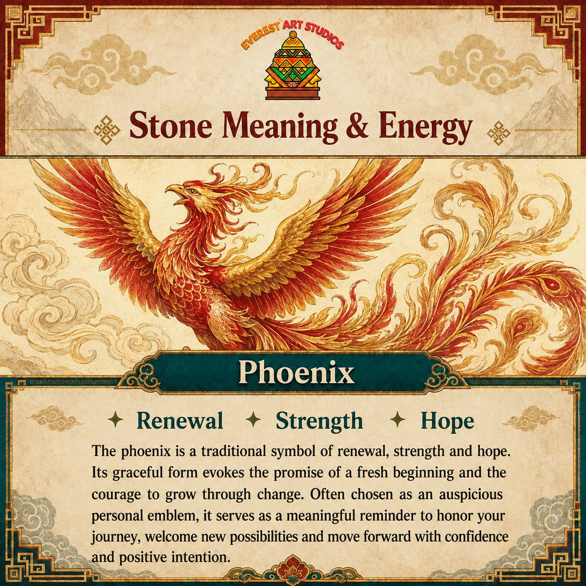 EverestArtstudios phoenix meaning and symbolism