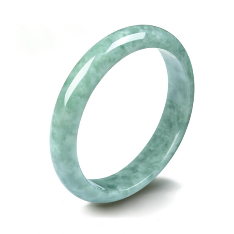 EverestArtStudios Genuine Jade Abundance Cuff Bracelet