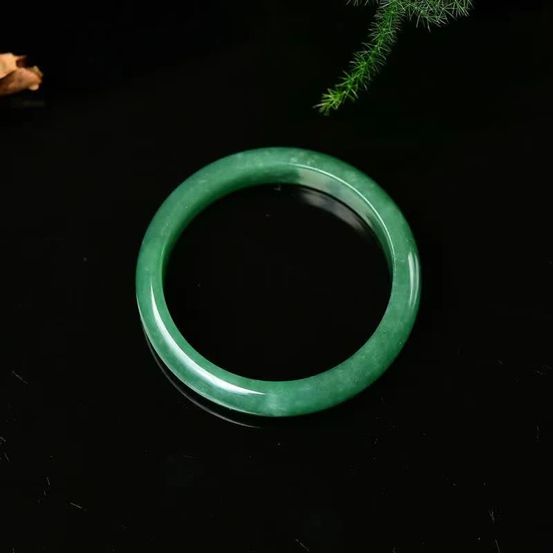 EverestArtstudios Quartzite Jade Healing Abundance Protection Bracelet Bangle