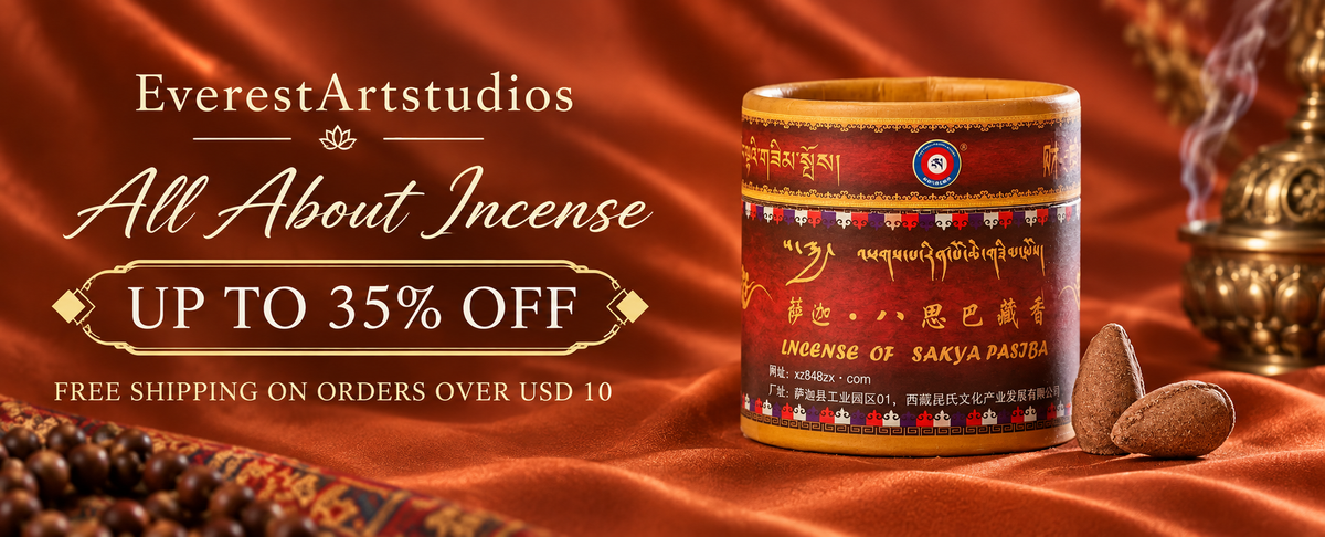All About Incense collection banner. Up to 35% off. Free shipping on orders over USD 10.