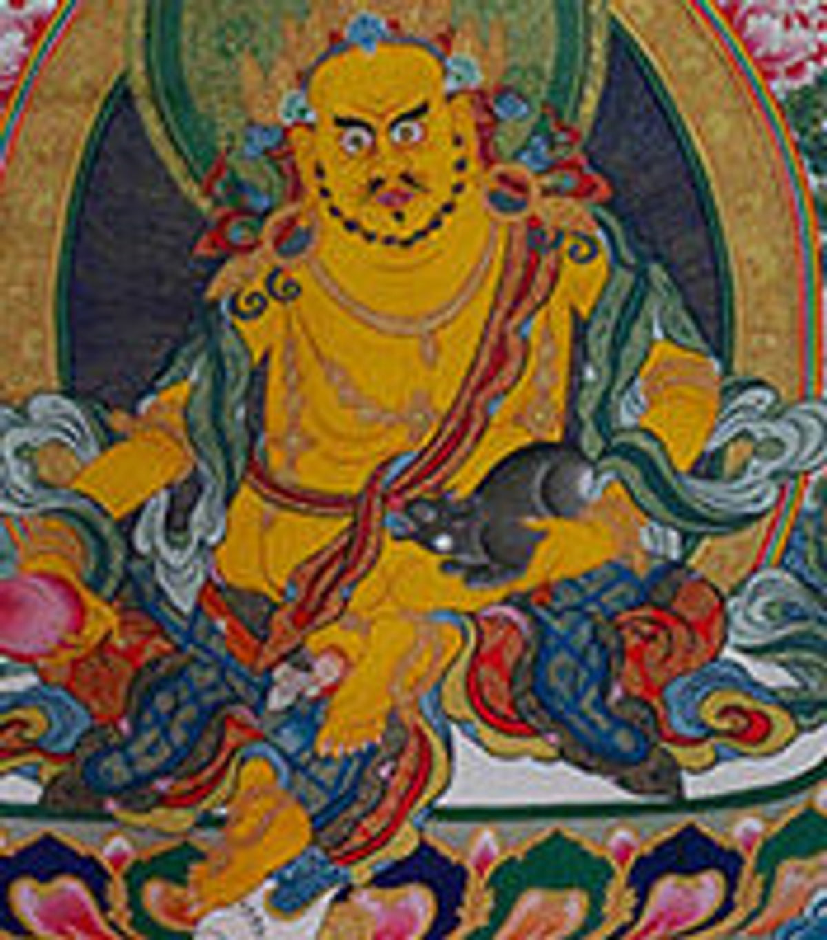 Yellow Jambhala detail-4