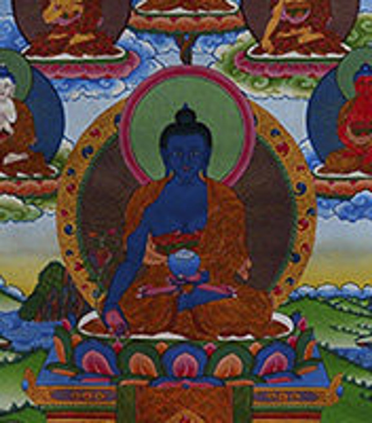 Eight Medicine Buddhas detail-4