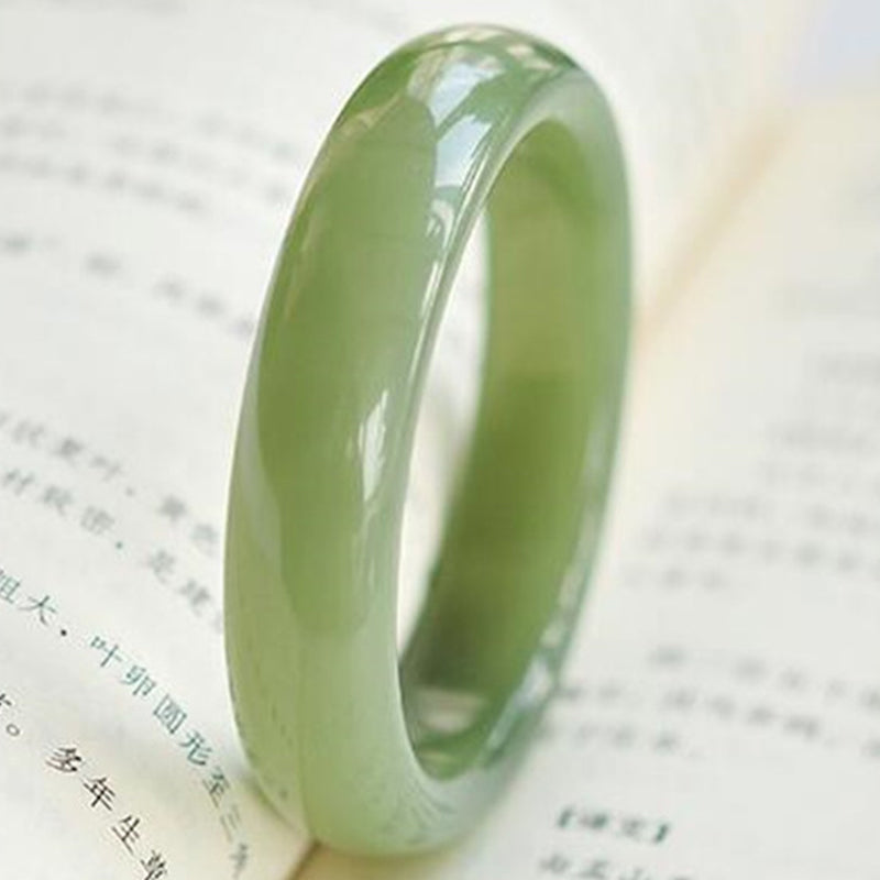 EverestArtstudios Jade Abundance Blessing Bangle Bracelet