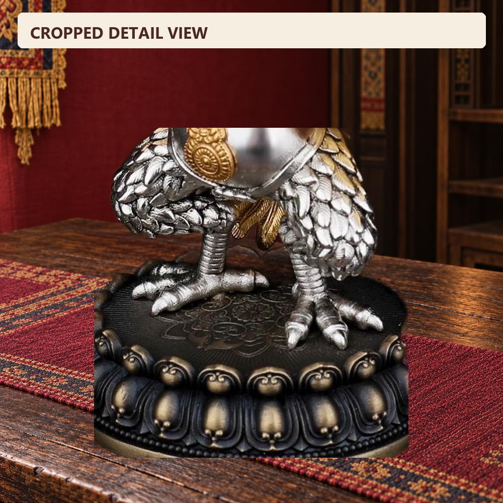 Handcrafted Tibetan Garuda statue made copper handmade protection wisdom and strength ideal gifts for home decor and spiritual spaces