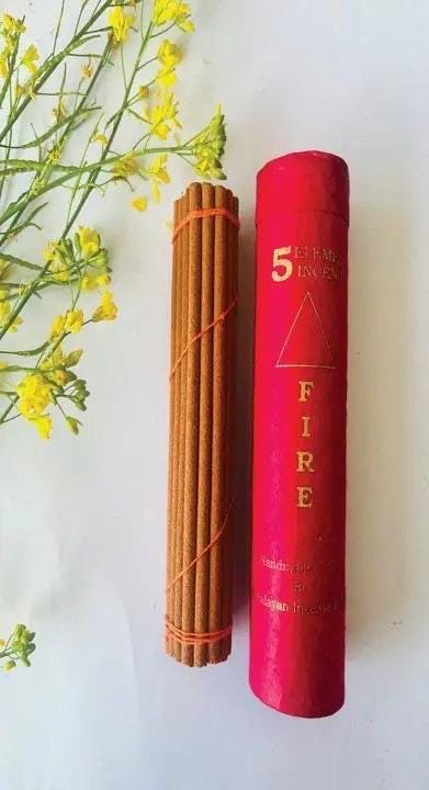 Handcrafted Tibetan Five Element Incense Set, Earth, Water, Fire, Wind, Space Traditional Himalayan Healing Aromatherapy