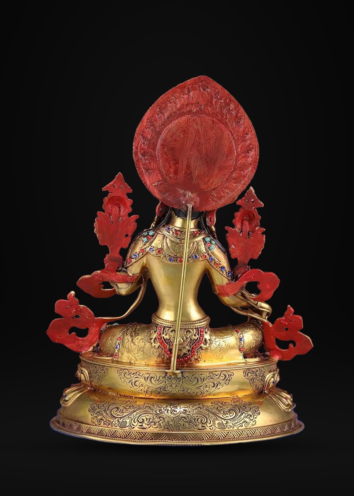 Nepalese Green Tara Statue – Tibetan Buddhist Deity for Home Altar