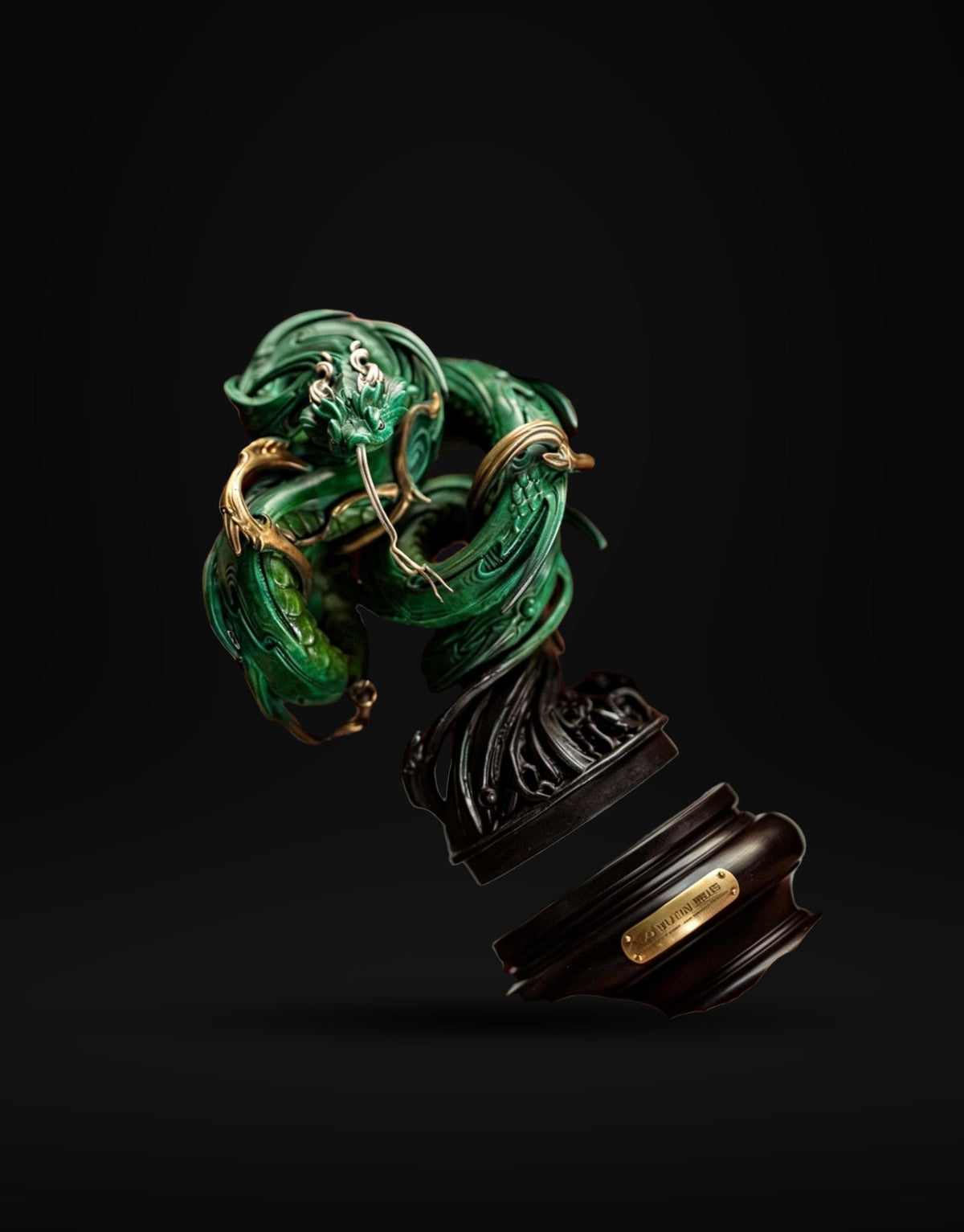 Rattan Snake Art Sculpture, Annual Limited Edition Figurine, High-End Fine Casting Serpent Statue, Luxury Home Decor Collector Art Piece