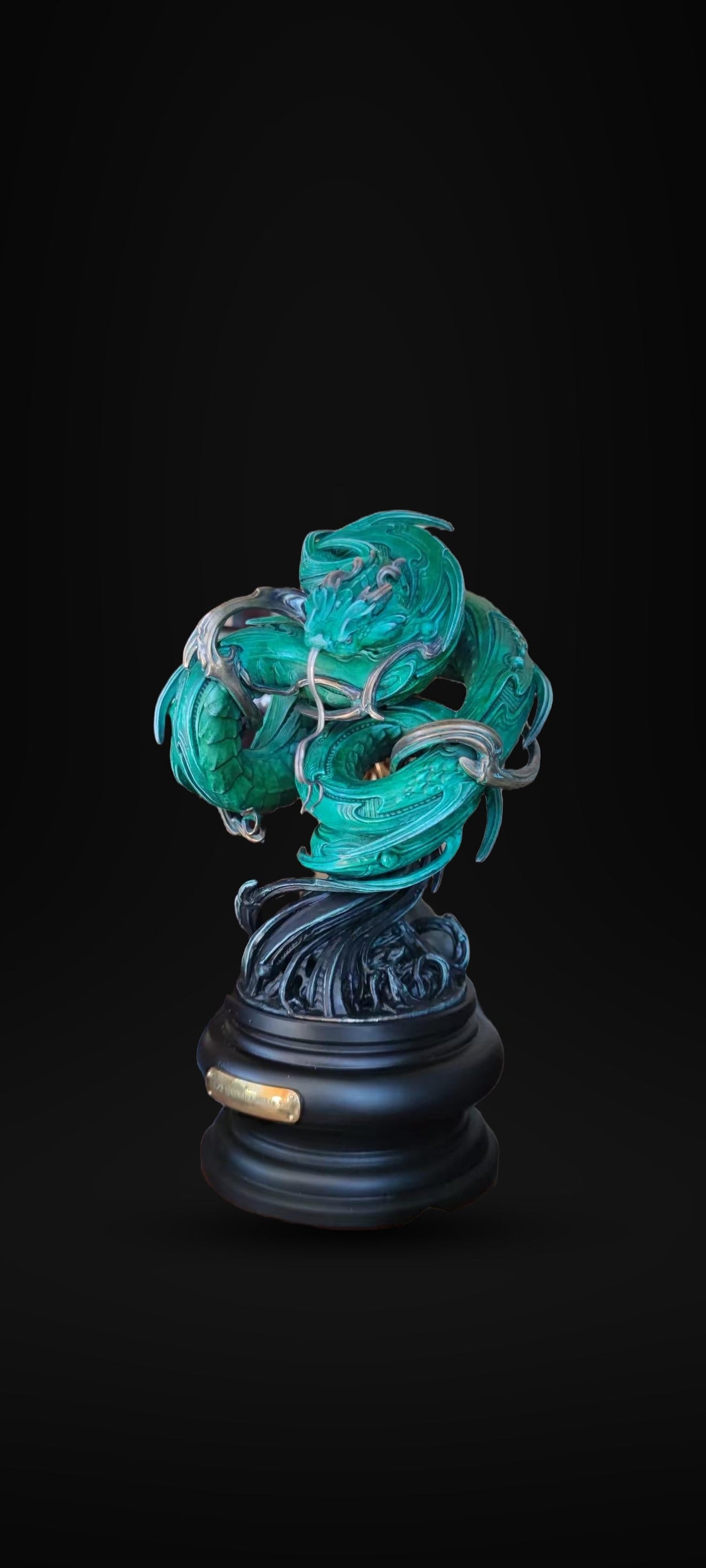 Rattan Snake Art Sculpture, Annual Limited Edition Figurine, High-End Fine Casting Serpent Statue, Luxury Home Decor Collector Art Piece