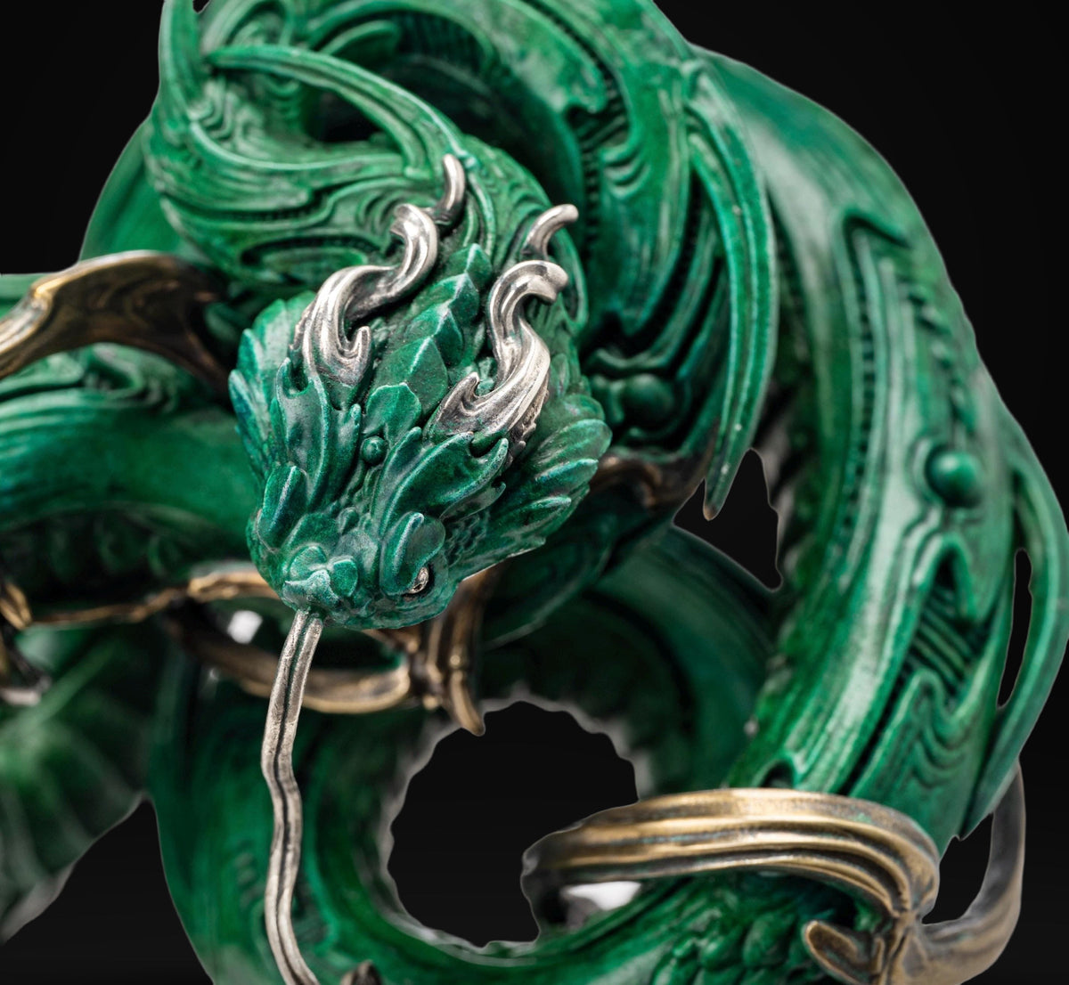 Rattan Snake Art Sculpture, Annual Limited Edition Figurine, High-End Fine Casting Serpent Statue, Luxury Home Decor Collector Art Piece