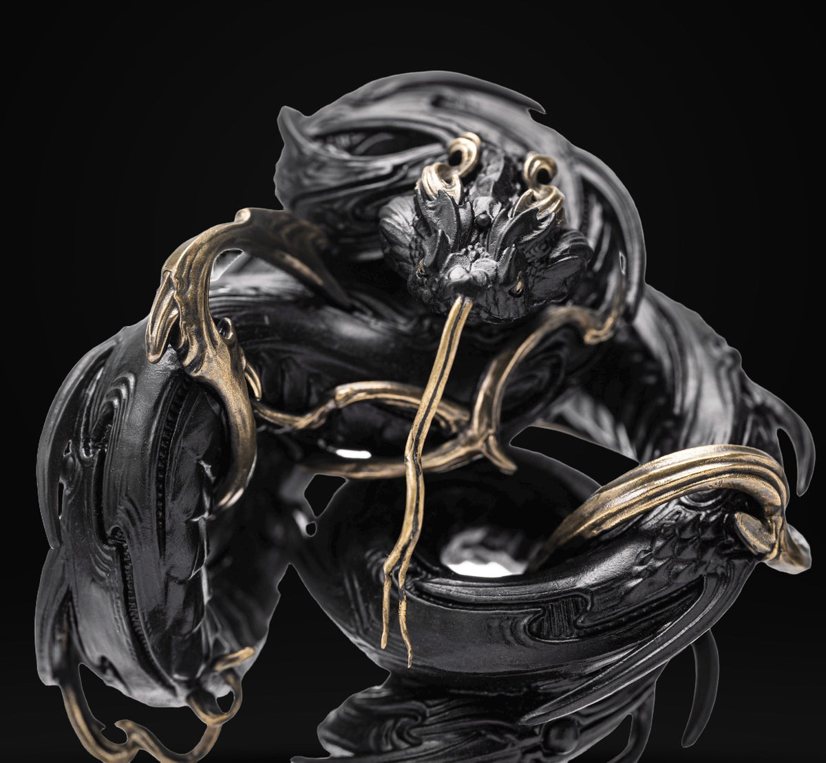Rattan Snake Art Sculpture, Annual Limited Edition Figurine, High-End Fine Casting Serpent Statue, Luxury Home Decor Collector Art Piece