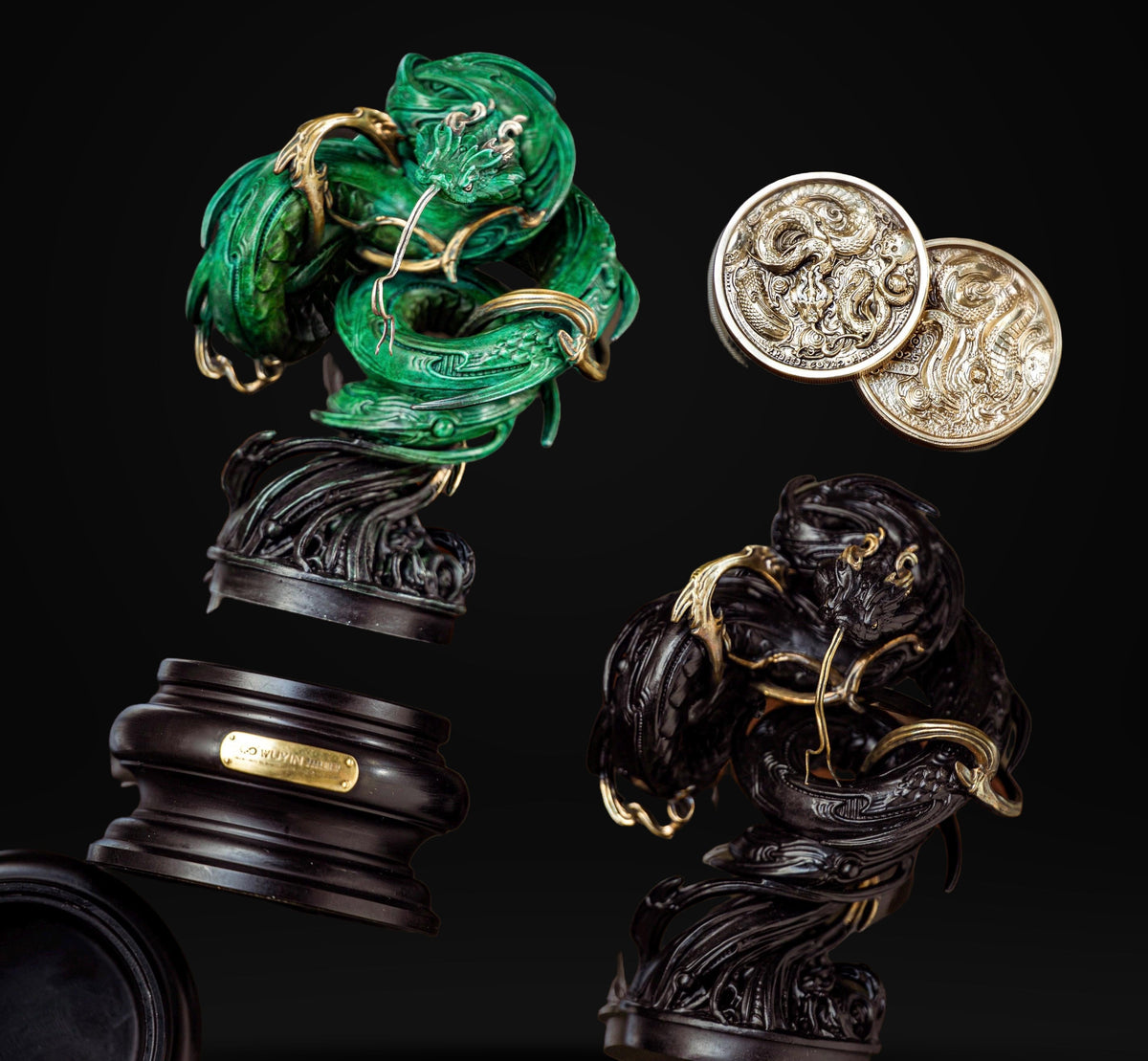 Rattan Snake Art Sculpture, Annual Limited Edition Figurine, High-End Fine Casting Serpent Statue, Luxury Home Decor Collector Art Piece