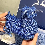 Jingdezhen Ceramic Water Qilin Tea Pet Incense Burner, Creative Mythical Beast Statue, Oriental Home Office Desk Decor Wealth Gift