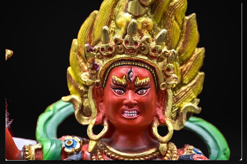 Vajravarahi Statue – Hand-Painted Copper Buddhist Statue | Tibetan Altar Décor