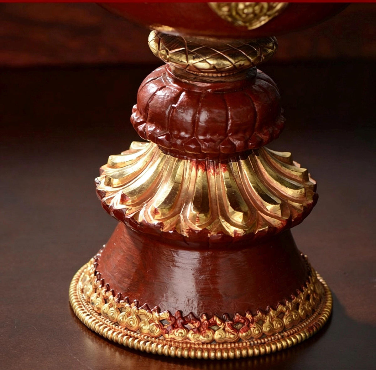 Nepalese Brass Tibetan Butter Lamp Holder, Carved Eight Auspicious Symbols Oil Lamp, Vajrayana Altar Decor Buddhist Blessing Gift