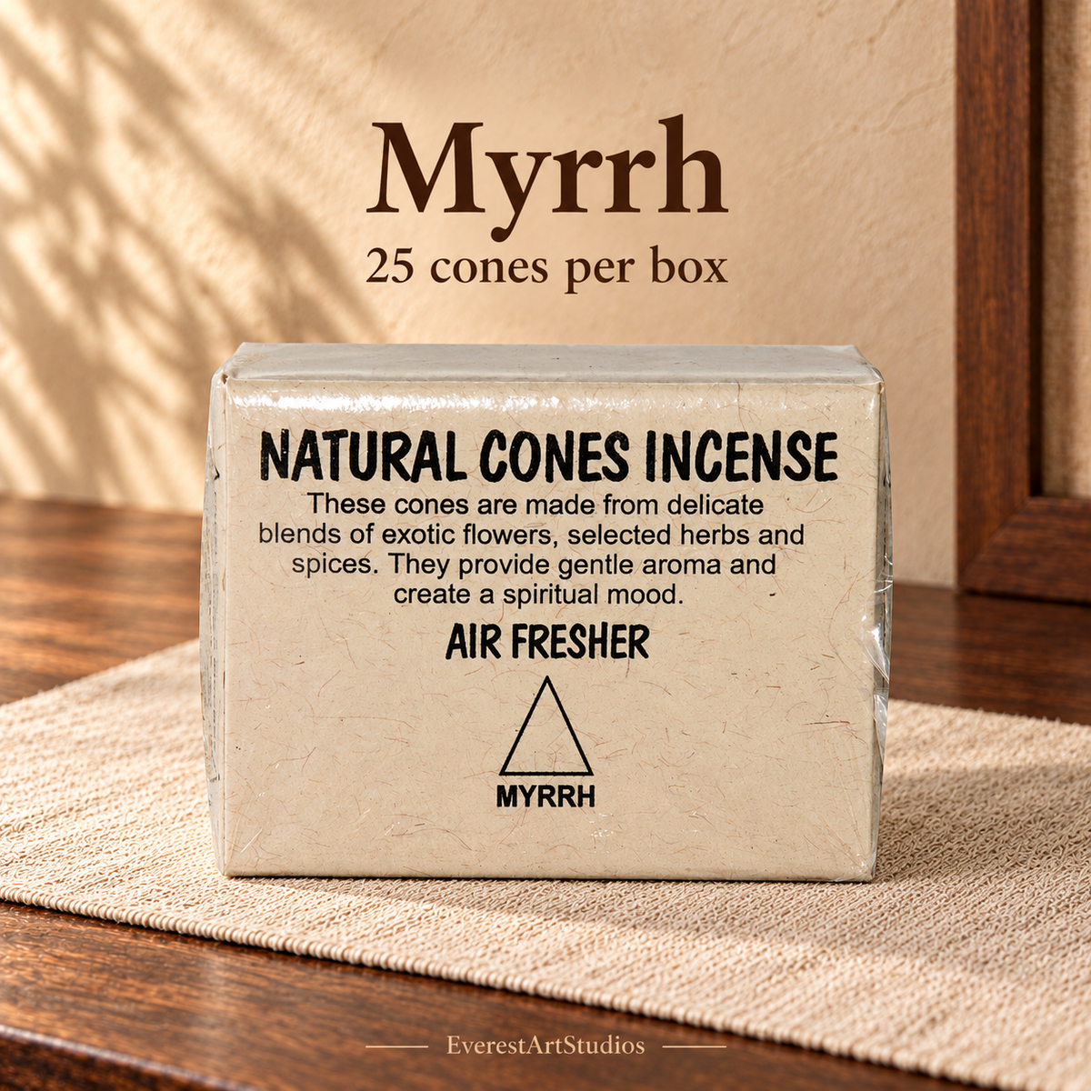 PTSX-TB623329877955-25 | Myrrh | Source-matched incense packaging