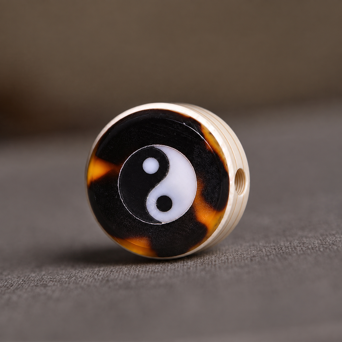 Bagua Drum Mala Accessory — bead detail