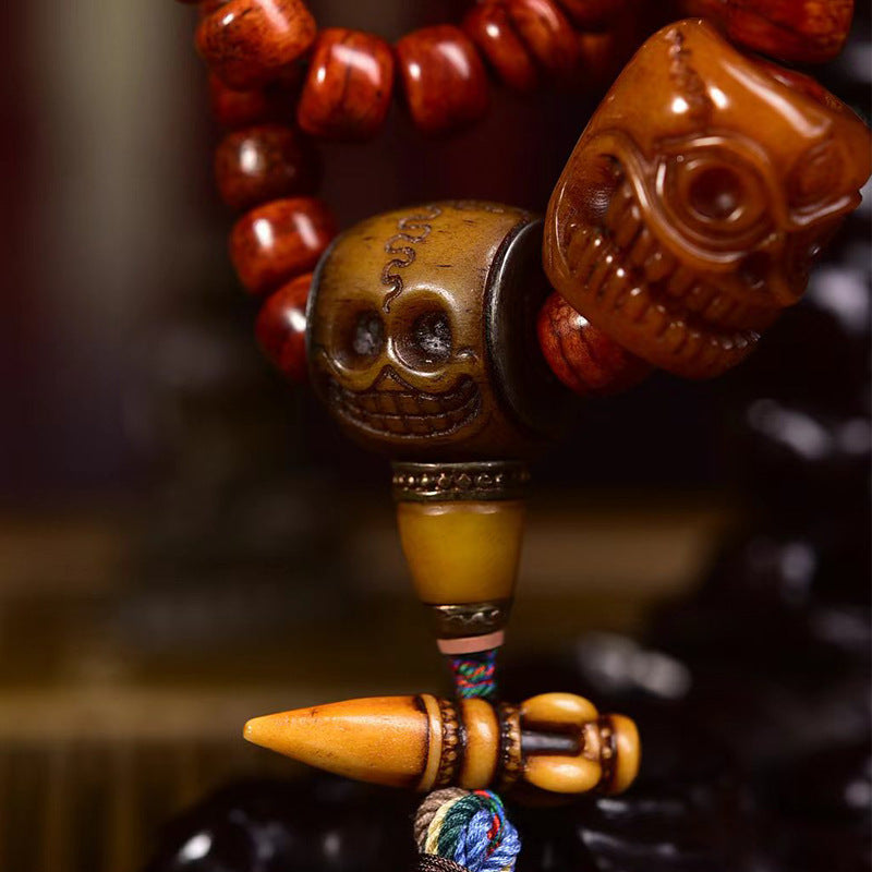 Tibetan mala — pendant detail