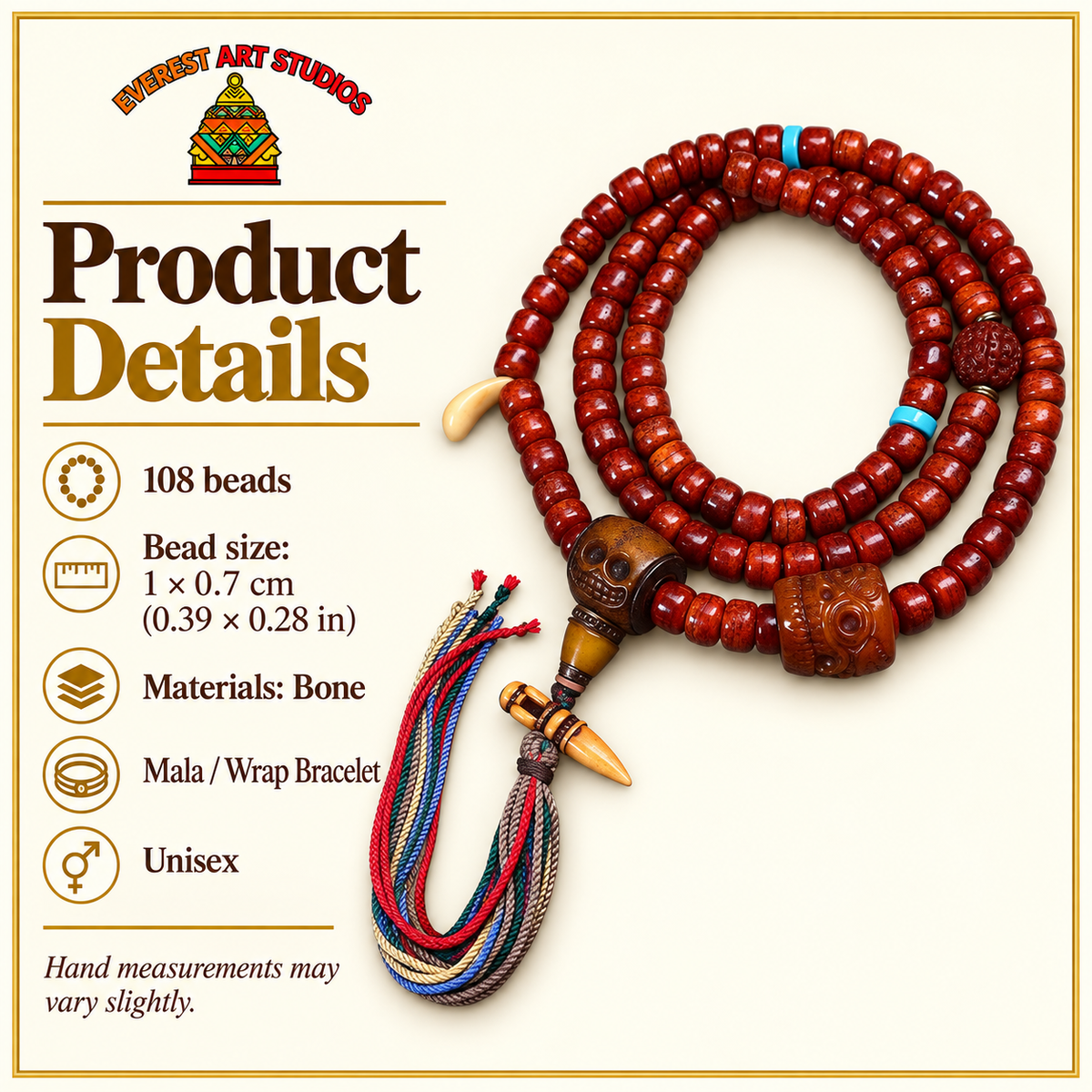 Tibetan mala — specifications