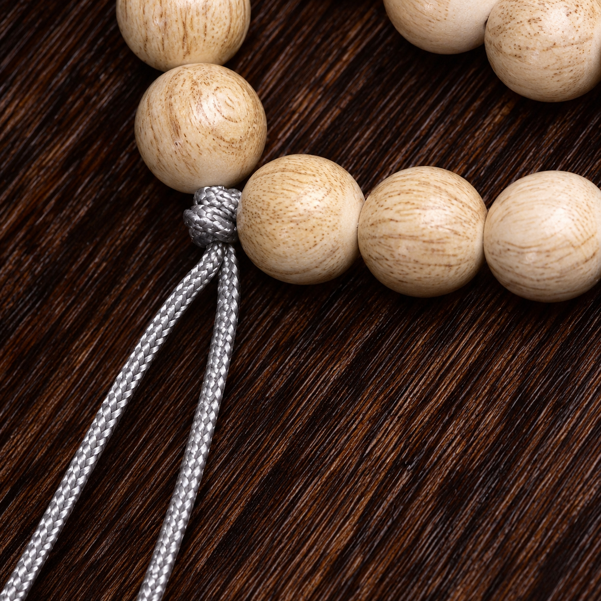 EverestArtstudios Aged Tibetan Camel Bone 108-Bead DIY Strand — connection detail