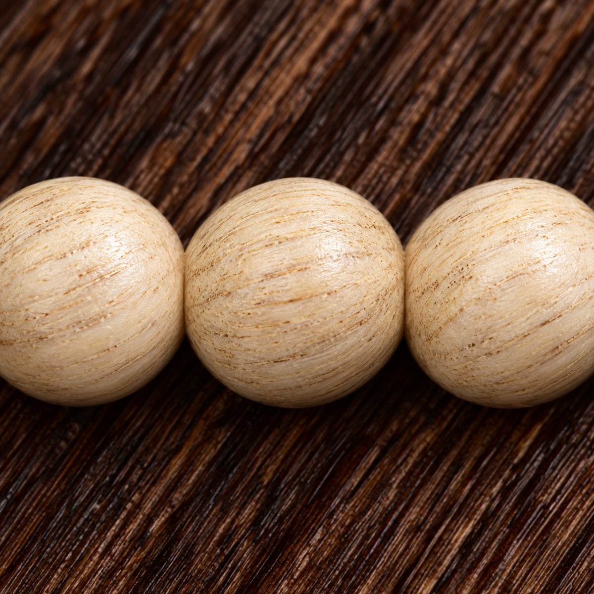 EverestArtstudios Aged Tibetan Camel Bone 108-Bead DIY Strand — surface detail