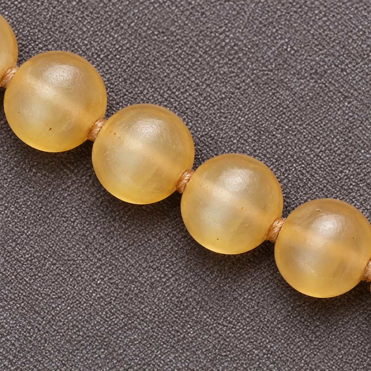 EverestArtstudios 108-Bead Mala with Agate and Bone Accents — surface detail