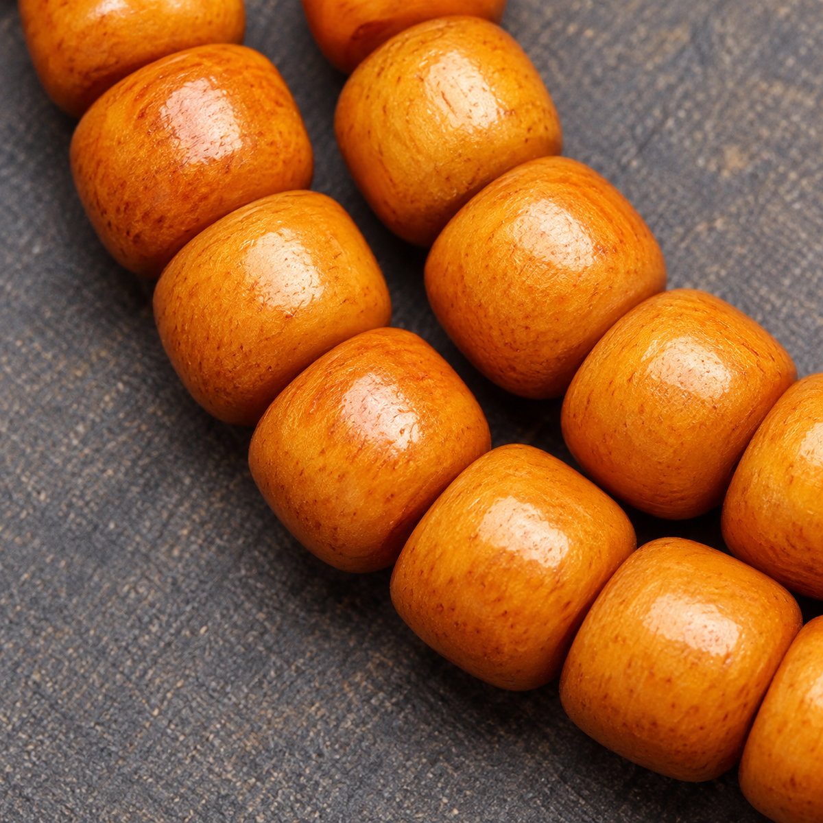 EverestArtstudios Yak Bone 108-Bead Mala in Four Decorative Styles — bead detail