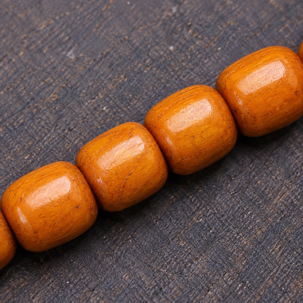 EverestArtstudios Bone 108-Bead Mala with Ghau and Zakiram-Inspired Pendant — surface detail