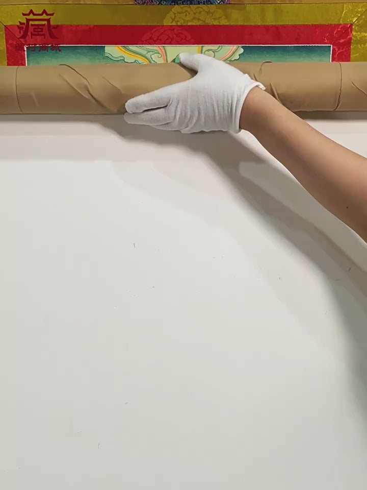 Load video: Twenty-One Tara Thangka Wall Hanging
