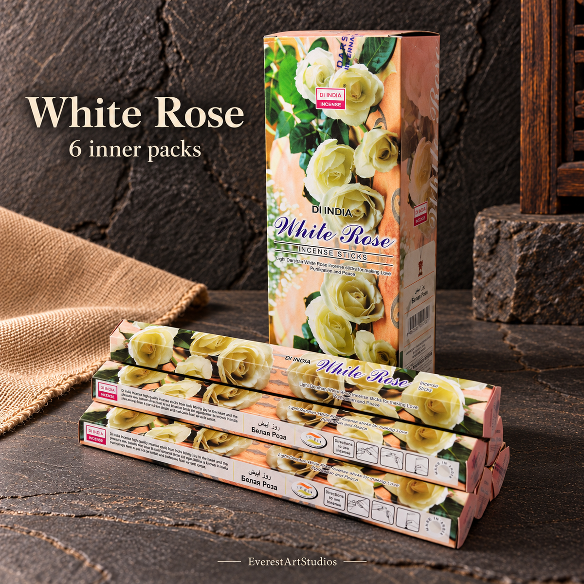 PTSX-TB574989450353-26 | White Rose | 6 inner packs